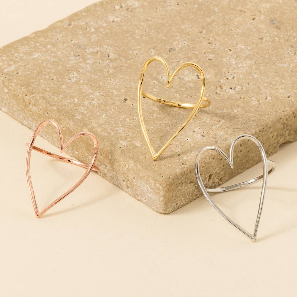 Anarchy Street - Heart Cut Out Ring