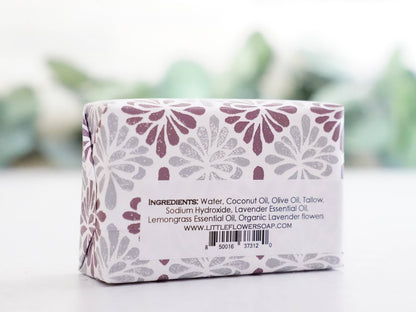 The Little Flower Soap Co - Lavender Lemongrass Handmade Soap