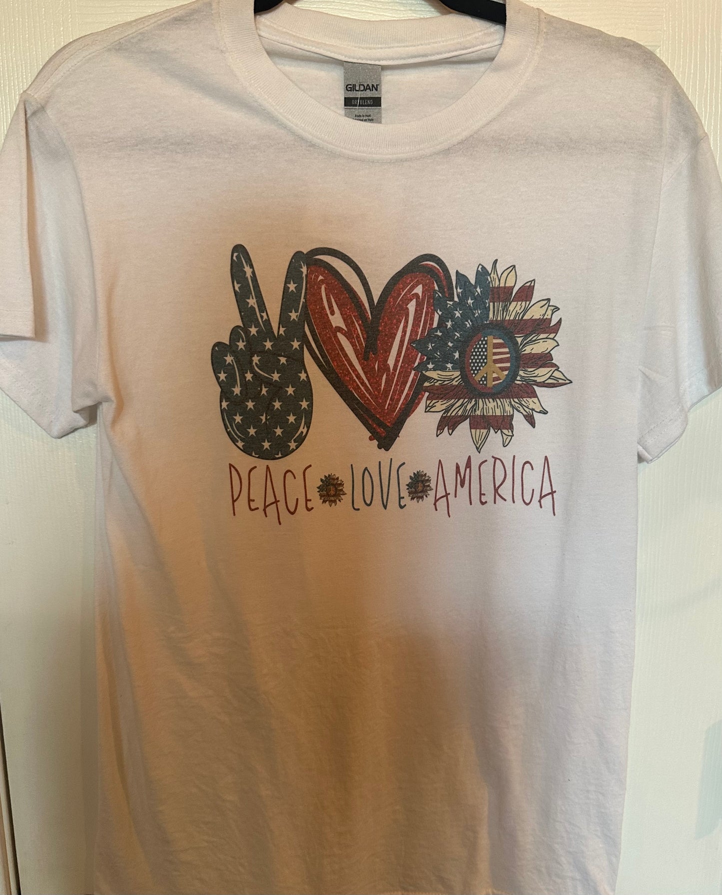 Peace Love America Tee