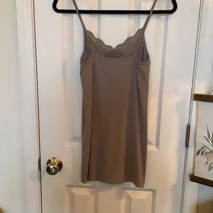 Lace Front Grey Tank