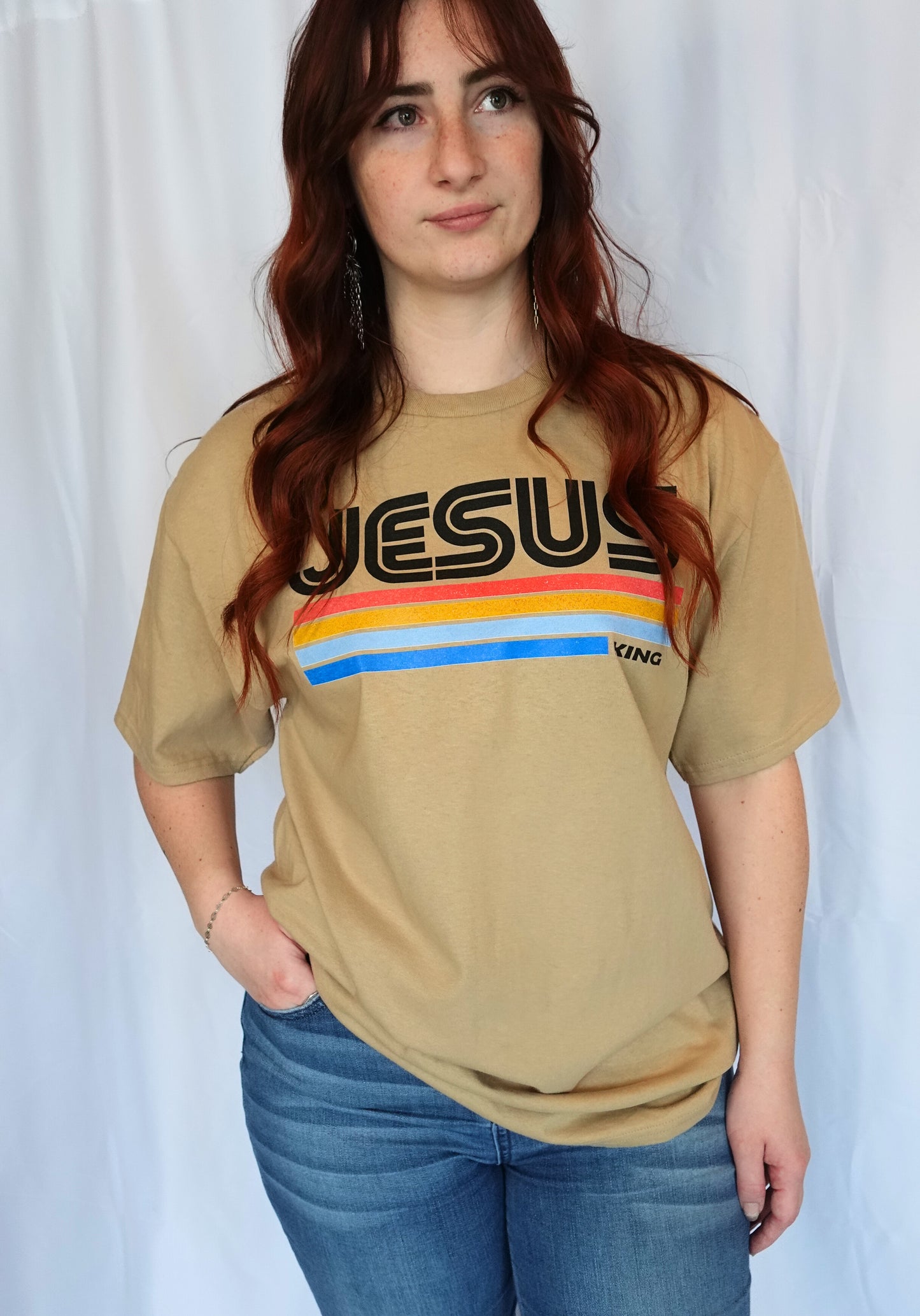 Jesus King Graphic T Shirt