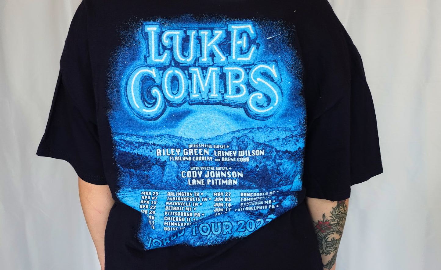 Luke Combs World Tour 2023 T-Shirt