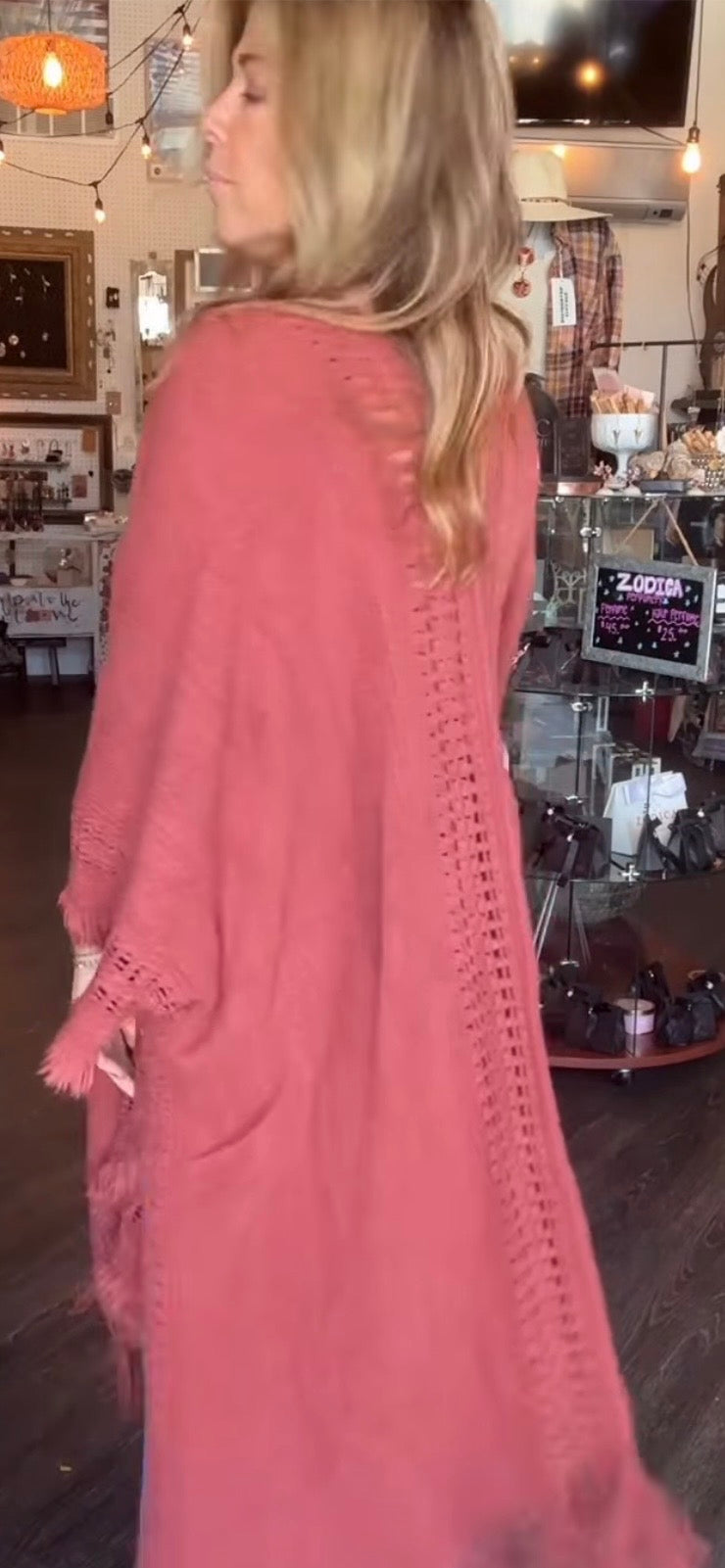 Fringe Cardigan