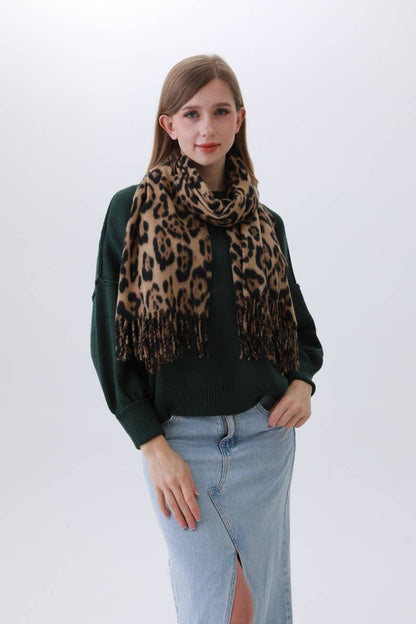 Leto Accessories - Iconic Leopard Scarf: Never Goes Out of Style