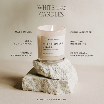 Sweet Water Decor - Palo Santo Patchouli 11 oz Soy Candle - Home Decor & Gifts