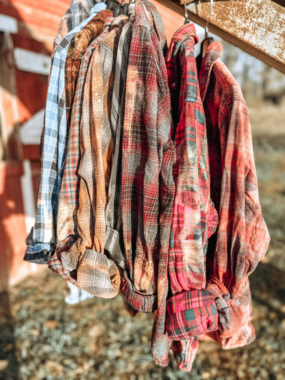 Disohrted Vintage - Bleached Flannel