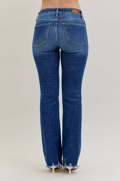 Judy Blue Jeans Non-Distressed Hem Bootcut