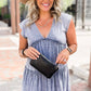 Threaded Pear - Nikki Crossbody | Choose Your Strap: Brown / Rosie Stripe