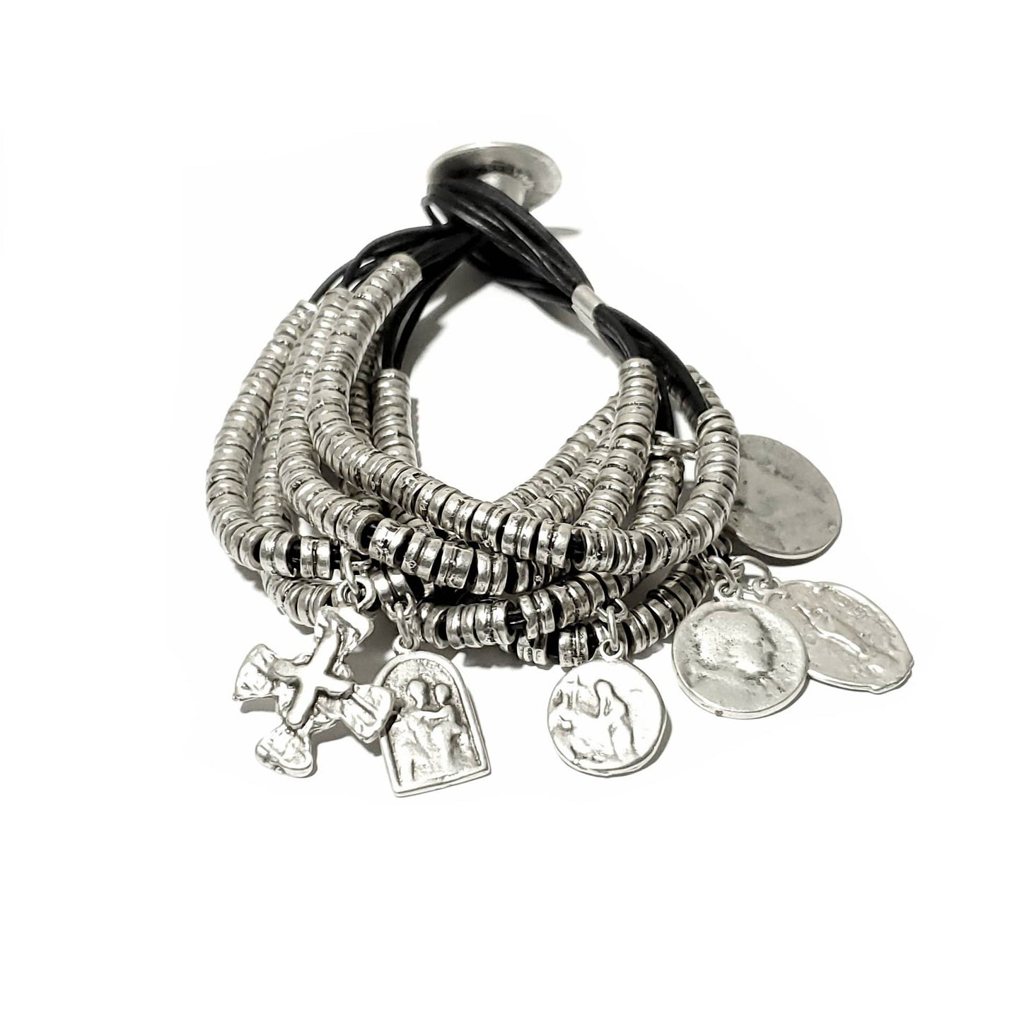 The Ancient Bazaar Jewelry & Accessories Pewter Bracelet