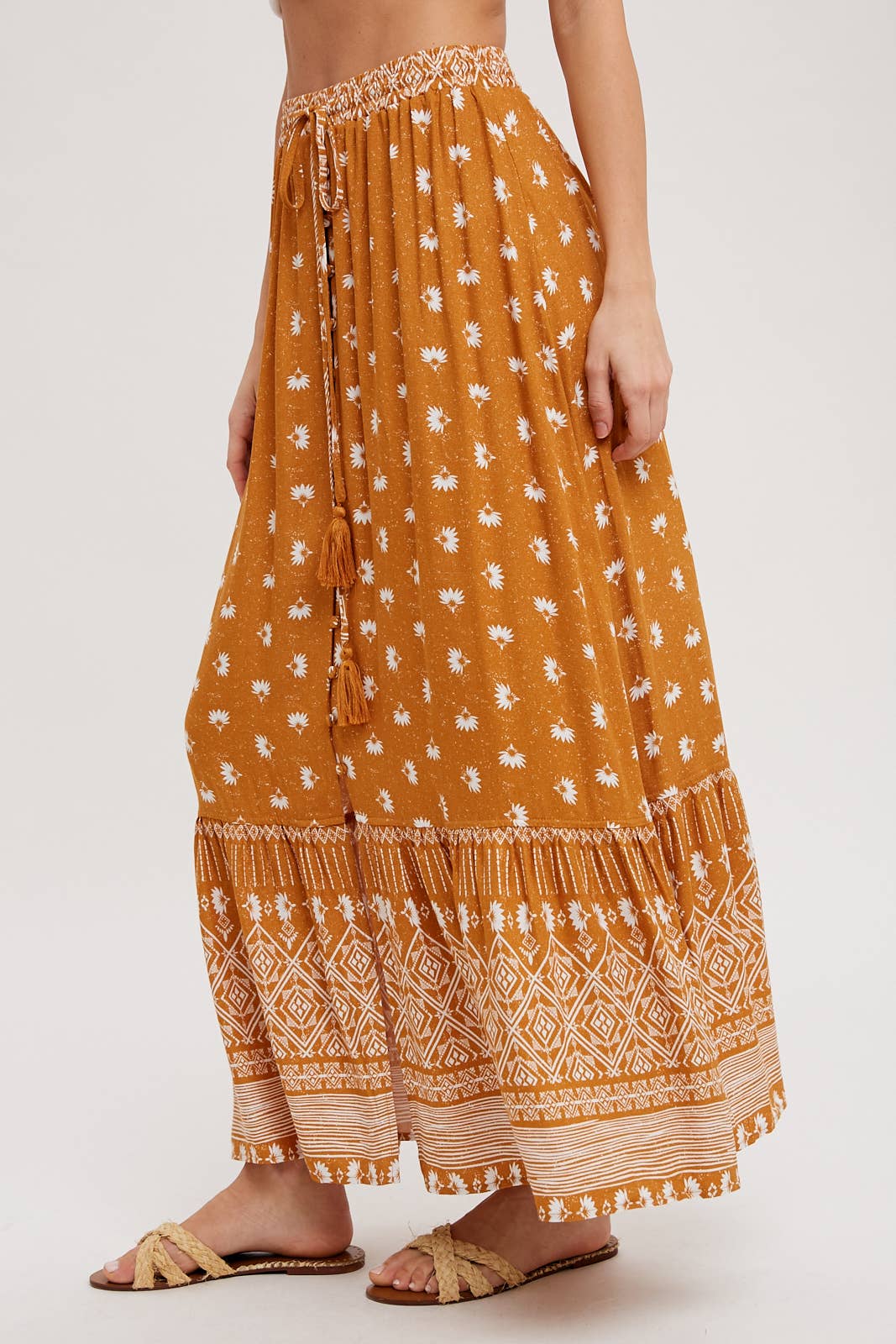 Bluivy - BOHO PRINT MAXI SKIRT