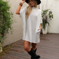 Three Bird Nest - Laid Back Luxe Dress - Light Heather Gray: XL