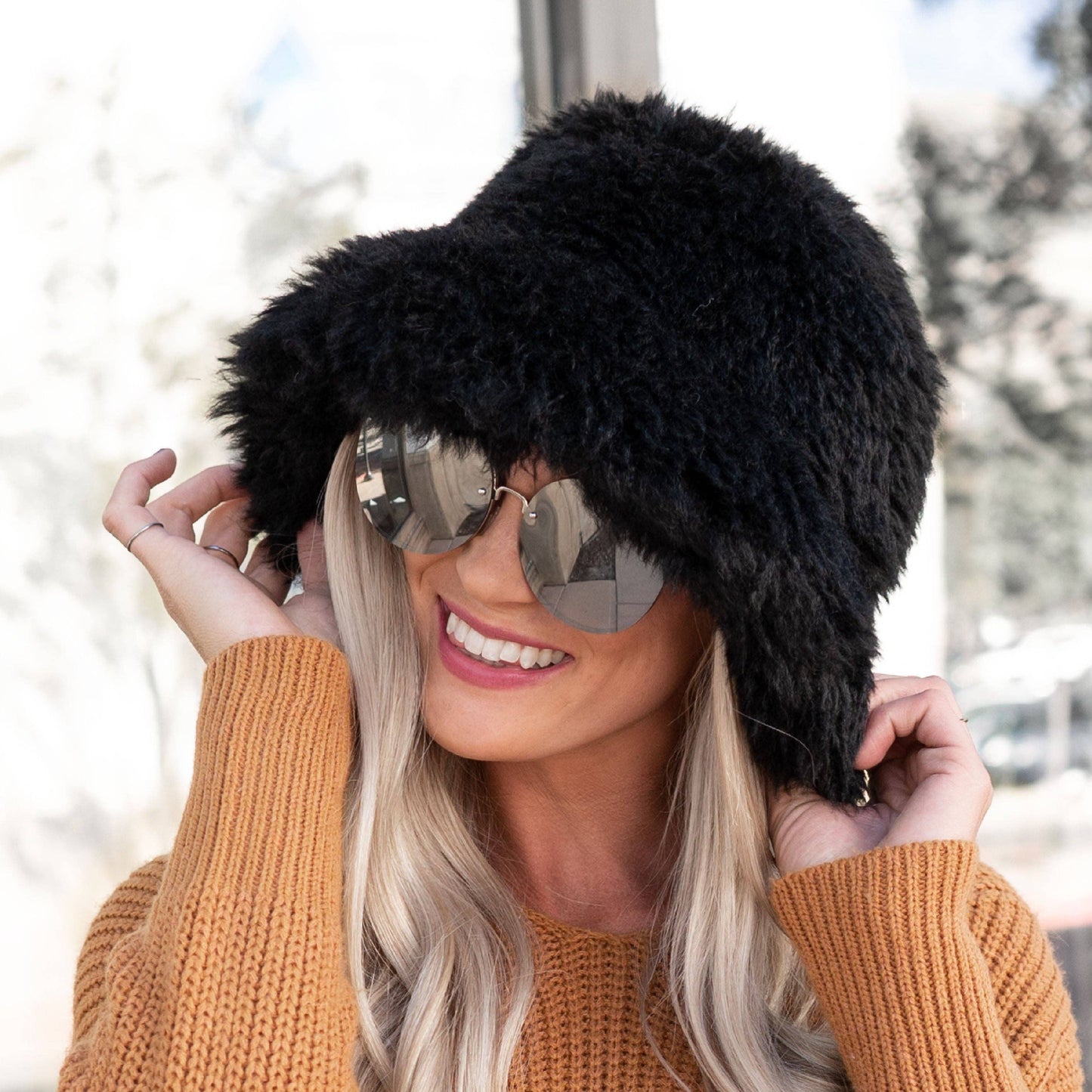 Truly Contagious - CC Faux Fur Bucket Hat