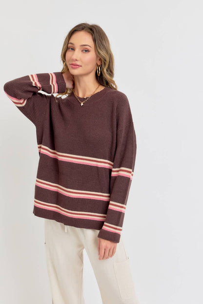 Sweet Lovely by Jen - PULLOVER CASUAL KNIT TOP