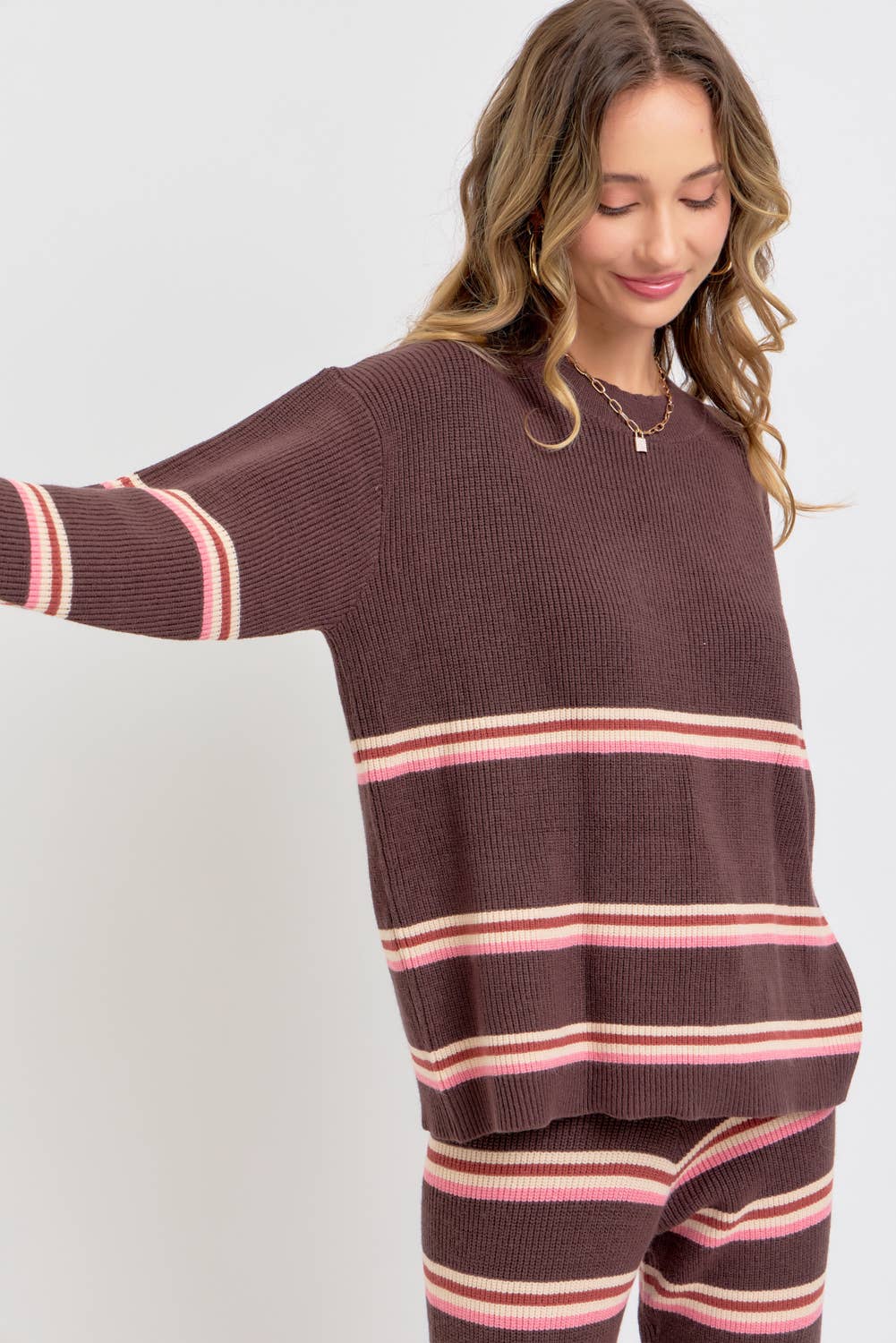 Sweet Lovely by Jen - PULLOVER CASUAL KNIT TOP