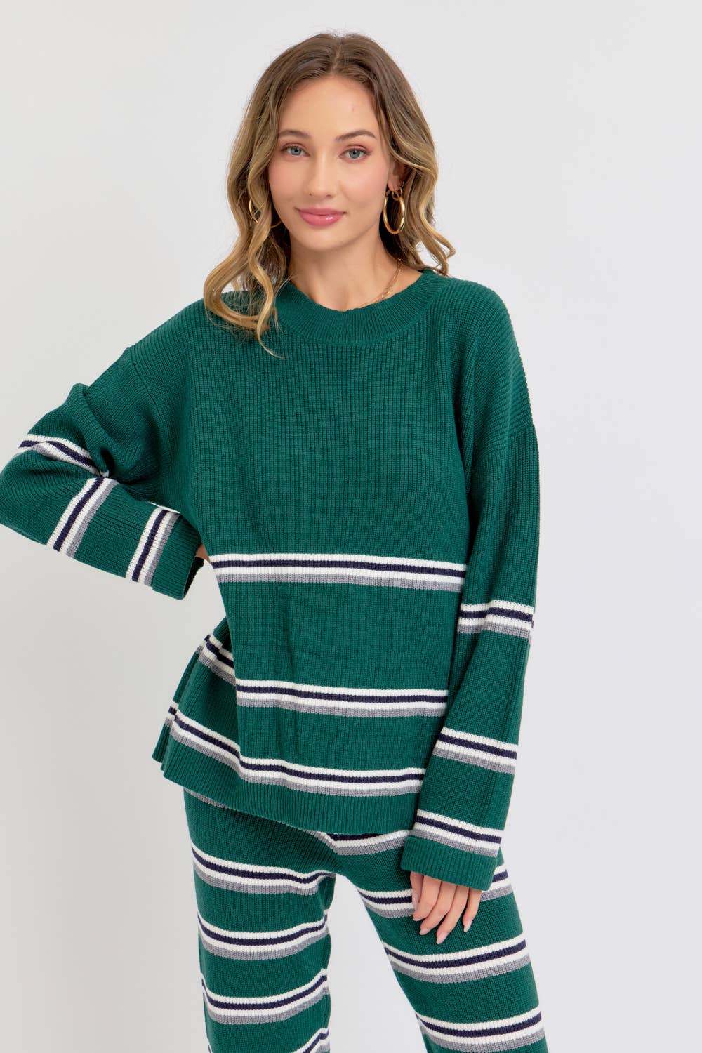Sweet Lovely by Jen - PULLOVER CASUAL KNIT TOP