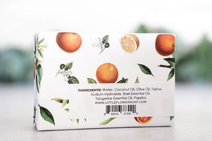The Little Flower Soap Co - Tangerine Basil Handmade Soap