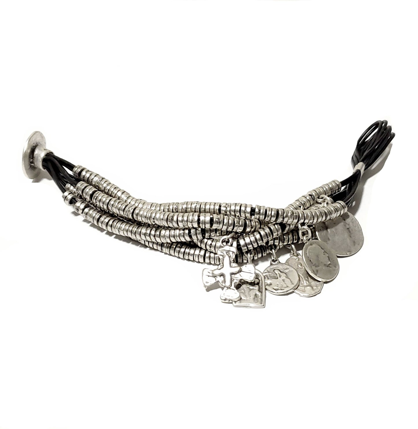 The Ancient Bazaar Jewelry & Accessories Pewter Bracelet