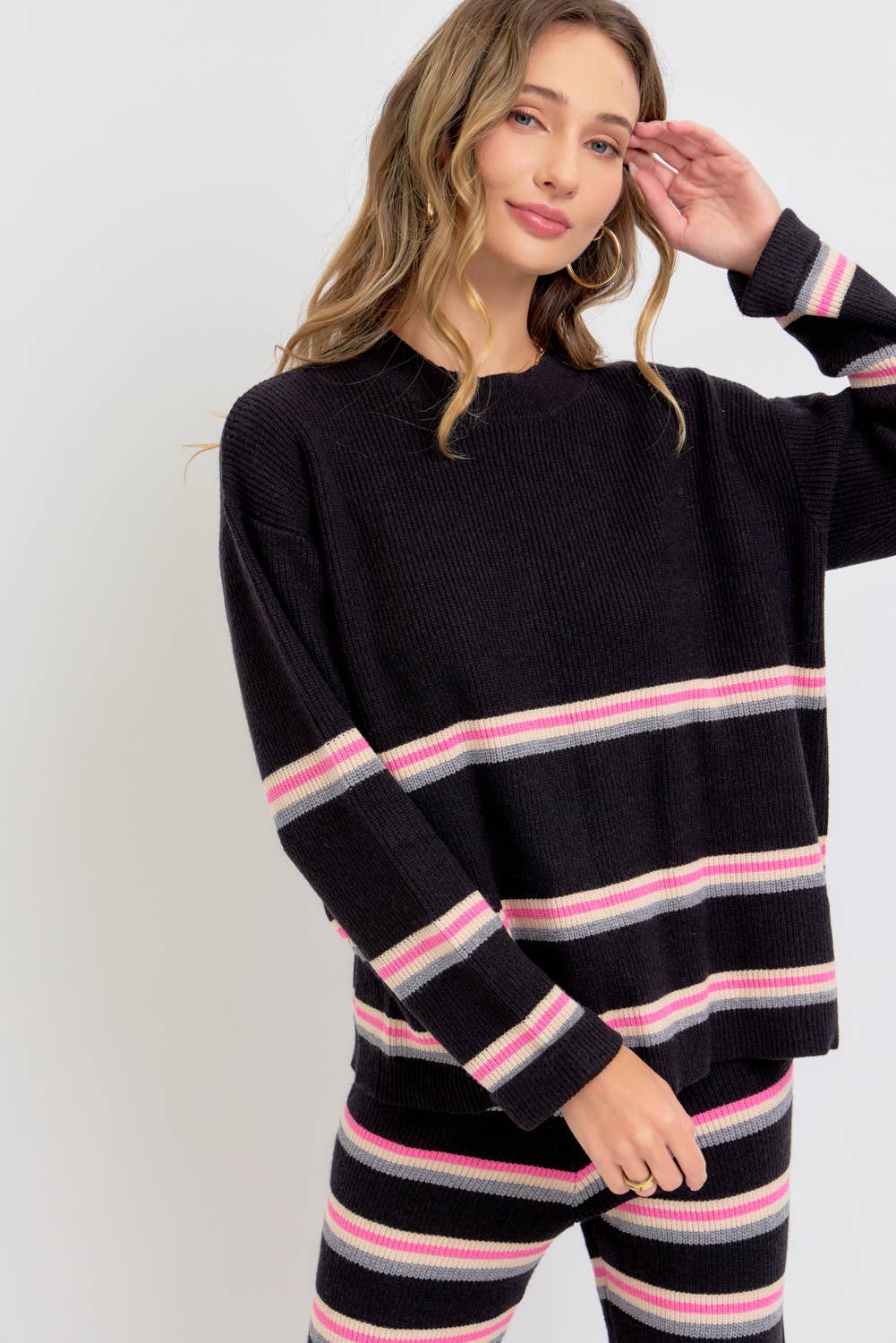 Sweet Lovely by Jen - PULLOVER CASUAL KNIT TOP