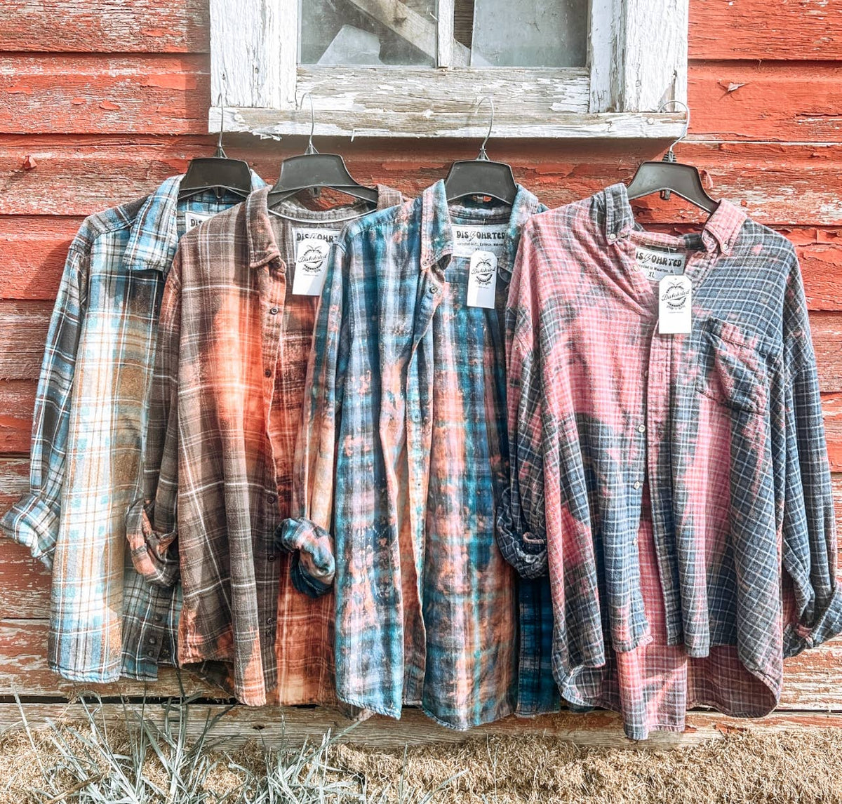 Disohrted Vintage - Bleached Flannel