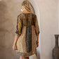 Young Threads - Chic Bohemian Stone-Washed Babydoll Dress