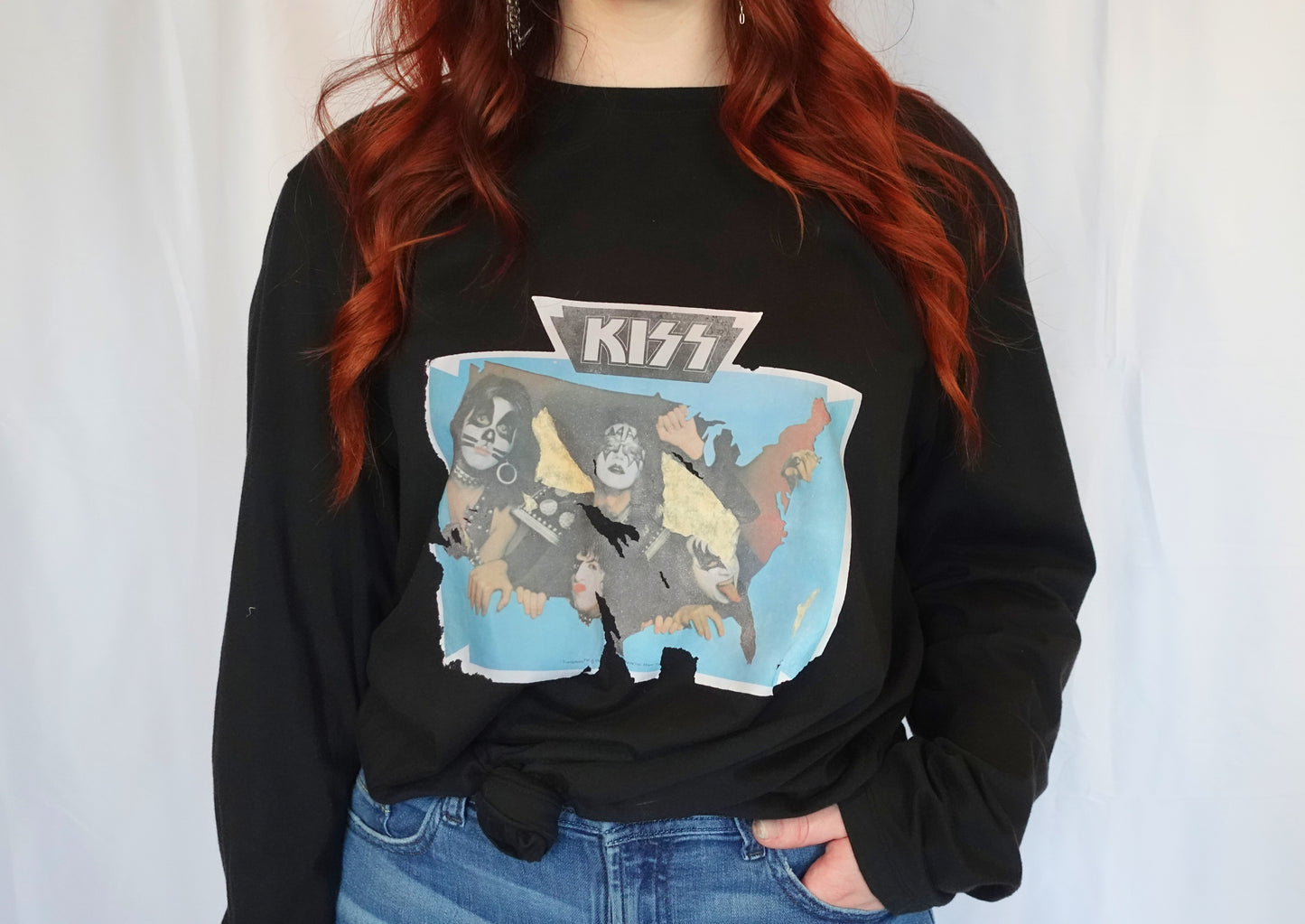 KISS Distressed T-Shirt