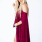Three Bird Nest - The Wren Tunic - Burgundy: One Size