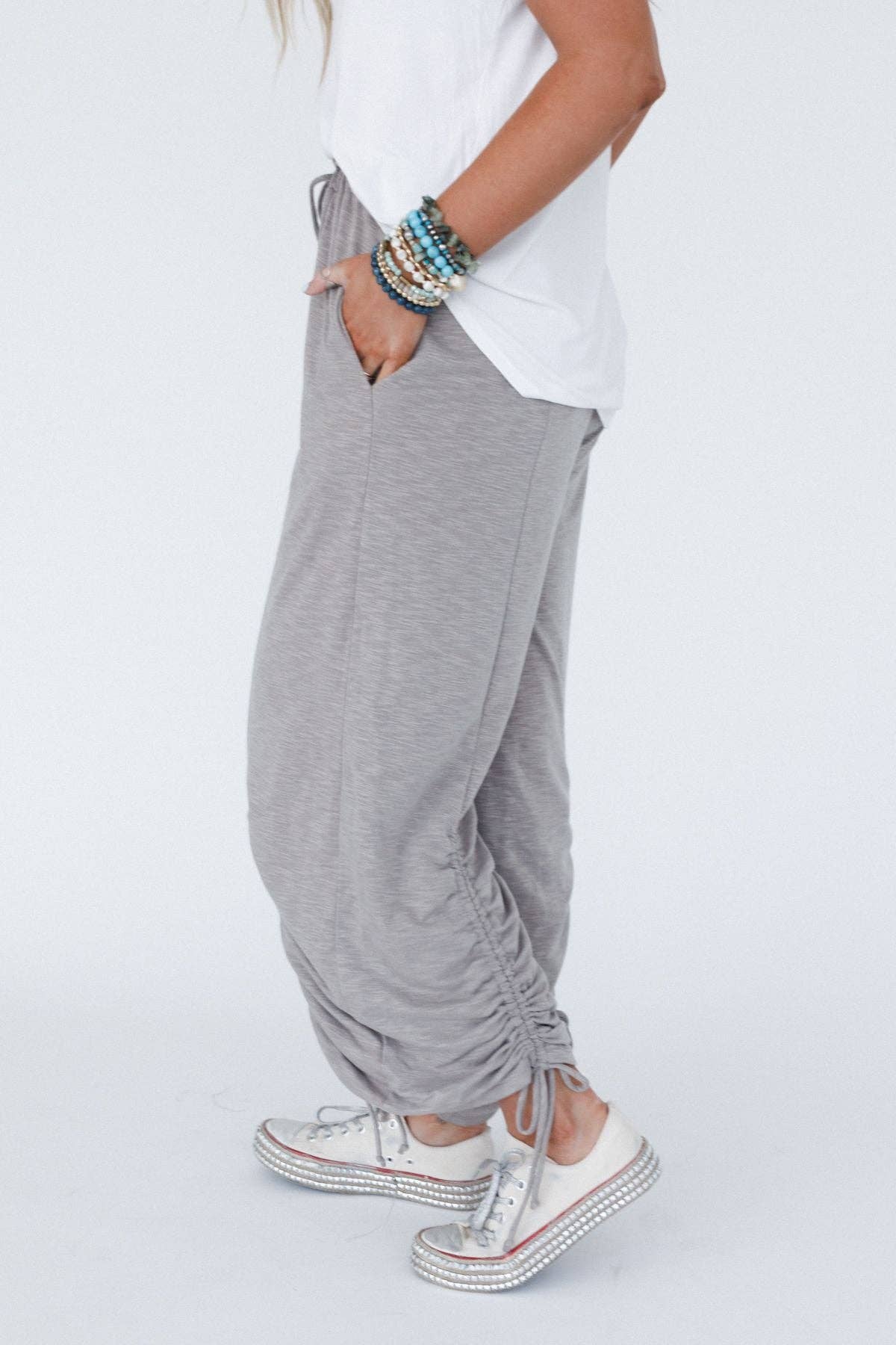 Three Bird Nest - Solie Cinched Pants - Brown