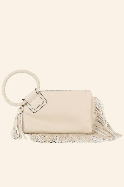 Anarchy Street - Fringe Cuff Clutch Tassel Wristlet Clutch Bag
