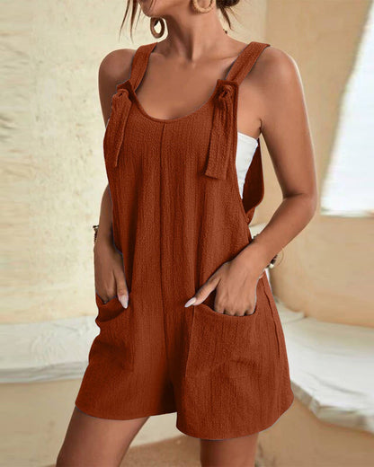 HIDDENBRAND - Effortless Fashion Suspender Rompers