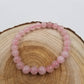 CHAKRA JEWELRY - 8MM Energy Natural Stone Beads Yoga Bracelet: Blue Stripe