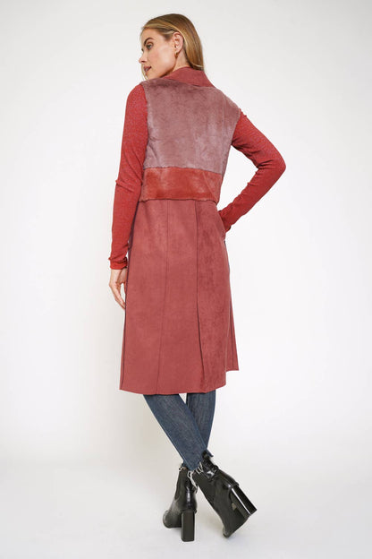 Mystree - Faux Fur Mix Coat