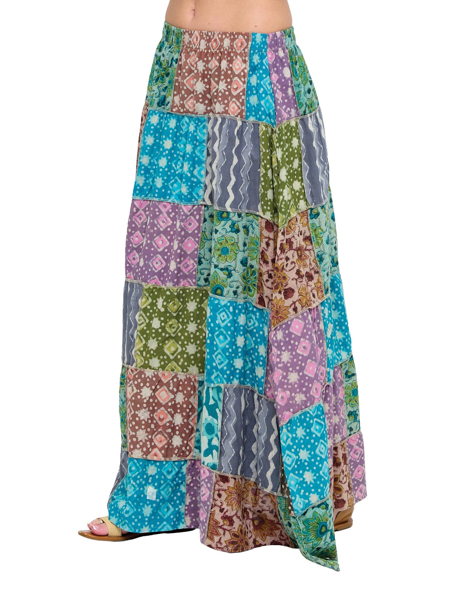 Yak & Yeti - Hippie Skirt Patchwork Floral