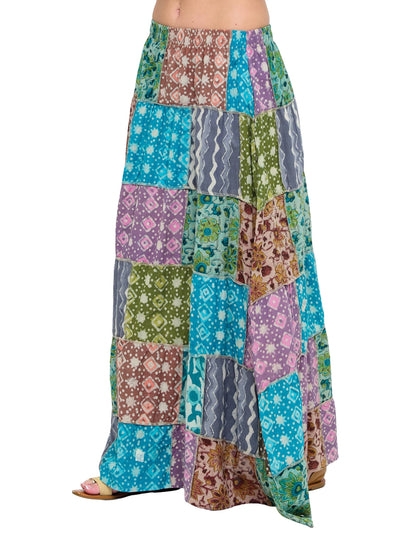 Yak & Yeti - Hippie Skirt Patchwork Floral