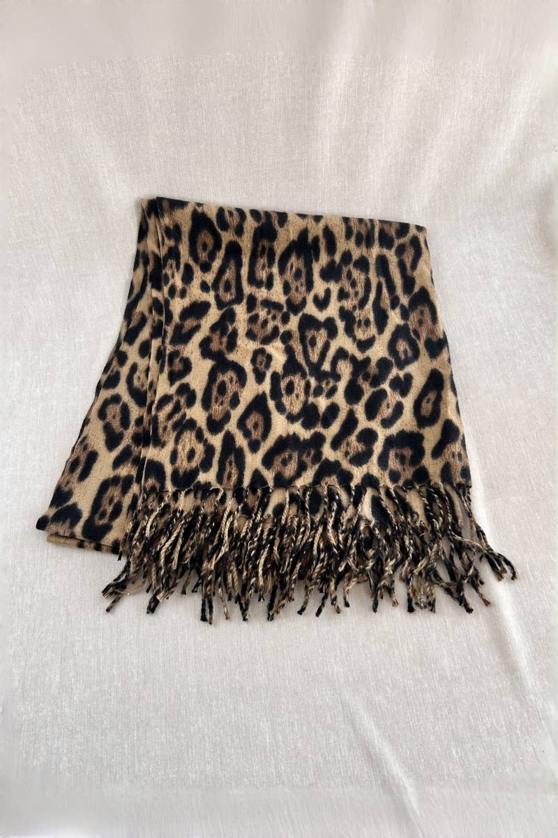 Leto Accessories - Iconic Leopard Scarf: Never Goes Out of Style
