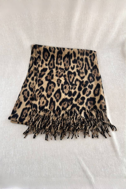 Leto Accessories - Iconic Leopard Scarf: Never Goes Out of Style
