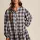 Listicle - Plaid Drop-Waist Mini Dress