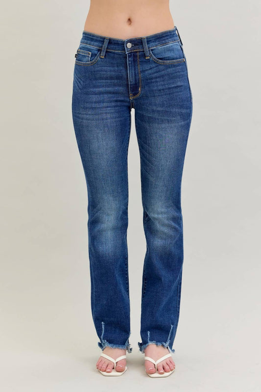 Judy Blue Jeans Non-Distressed Hem Bootcut
