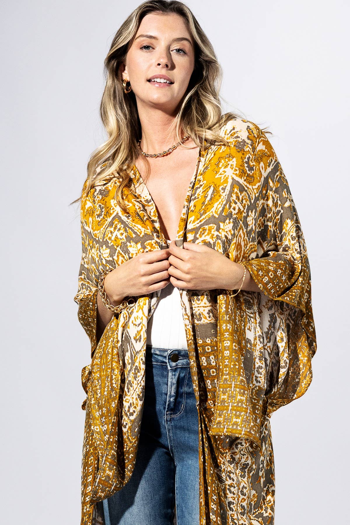 Urbanista - Golden Meadow Kimono