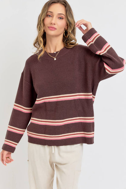 Sweet Lovely by Jen - PULLOVER CASUAL KNIT TOP