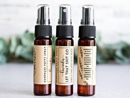 The Little Flower Soap Co - Toilet Spray - Let that Shit Go (Lavender)