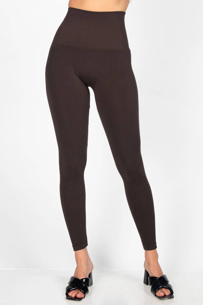 M.Rena - The Tummy Tuck Legging: Full Length / Plus Size / Black
