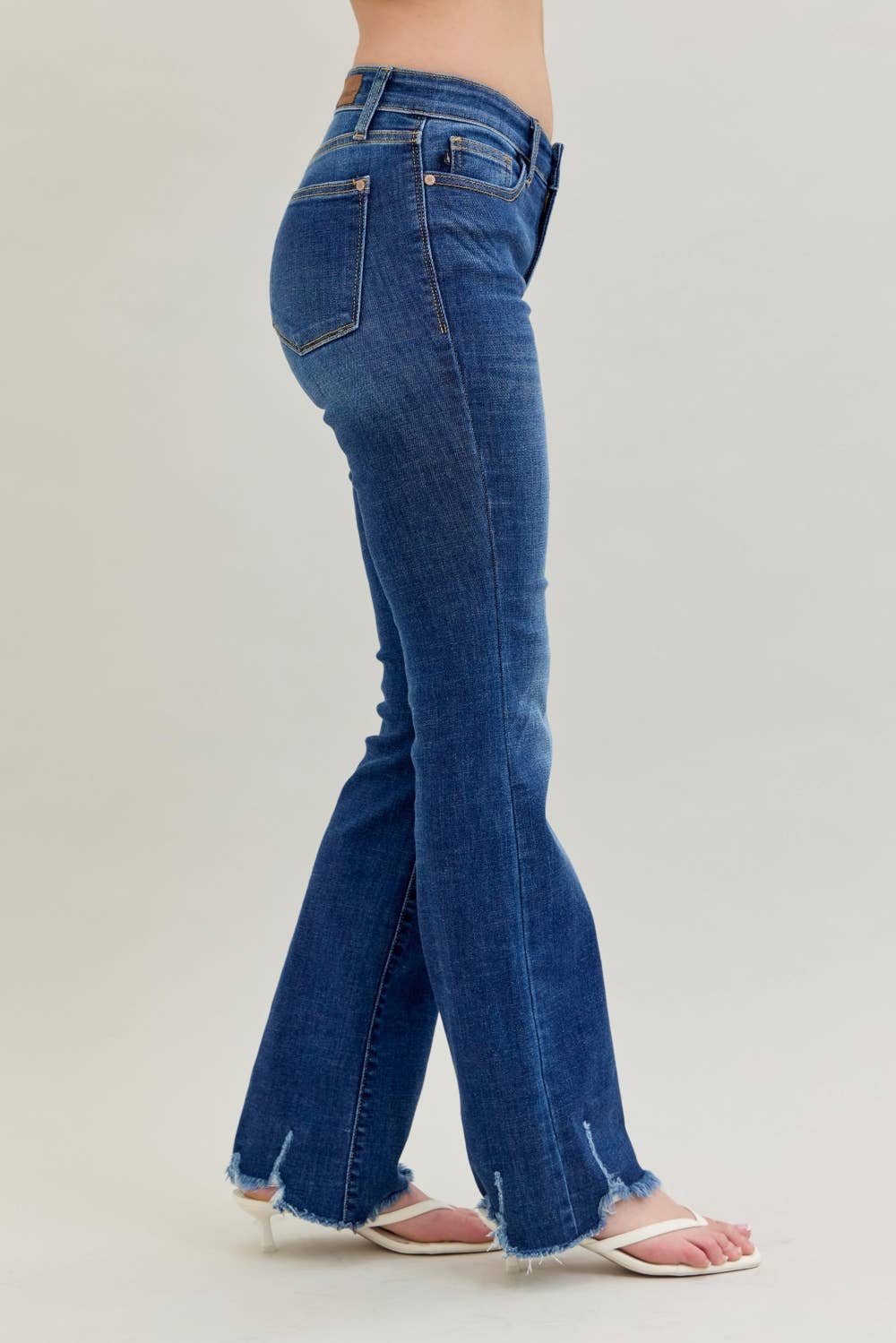 Judy Blue Jeans Non-Distressed Hem Bootcut