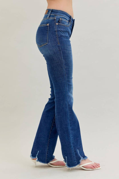 Judy Blue Jeans Non-Distressed Hem Bootcut