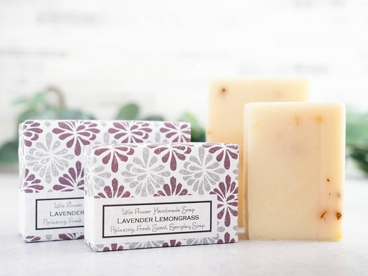 The Little Flower Soap Co - Lavender Lemongrass Handmade Soap