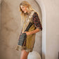 Young Threads - Chic Bohemian Stone-Washed Babydoll Dress