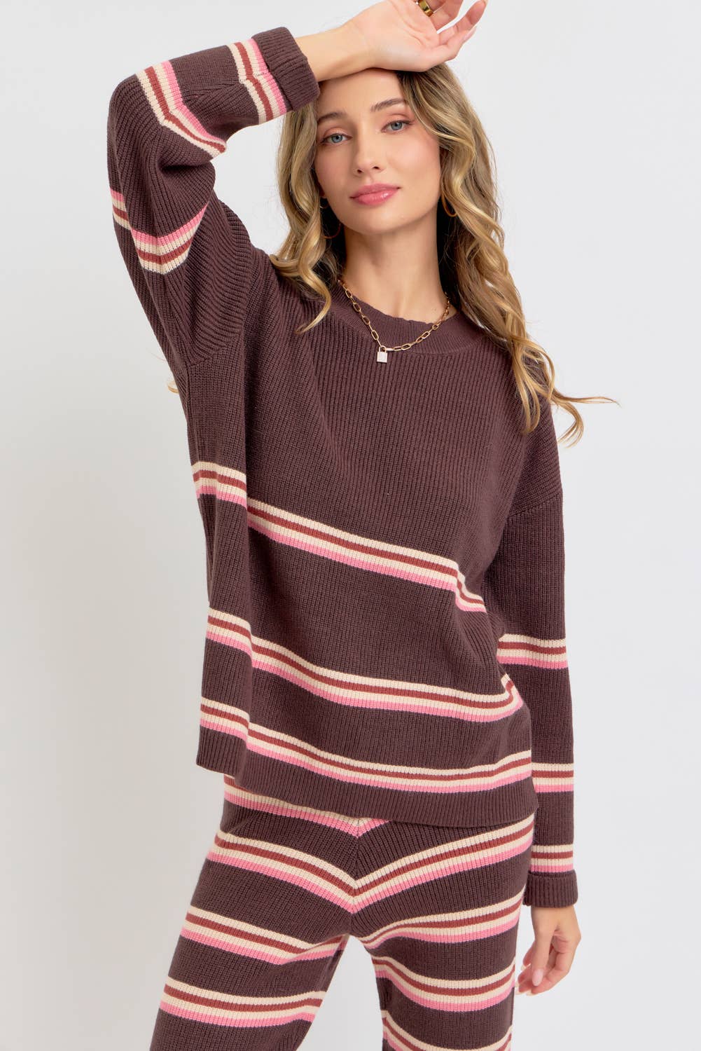 Sweet Lovely by Jen - PULLOVER CASUAL KNIT TOP