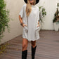 Three Bird Nest - Laid Back Luxe Dress - Light Heather Gray: XL