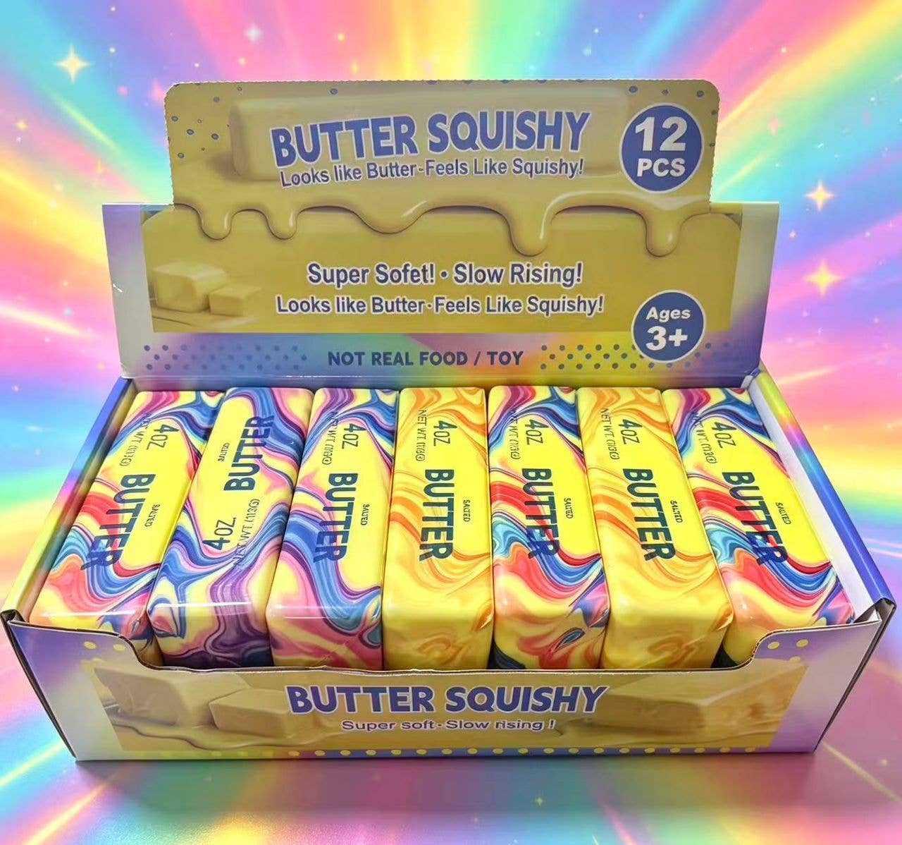 Gypsy Soul - Tie Dye Butter Squishy – Viral “Looks Like Butter” Stress