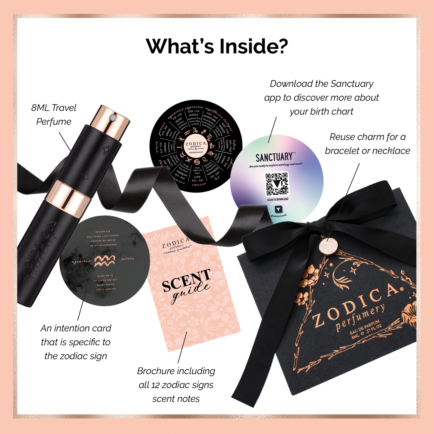 Zodica Perfumery - Zodiac Perfume Twist & Spritz Travel Spray Gift Set 8ml