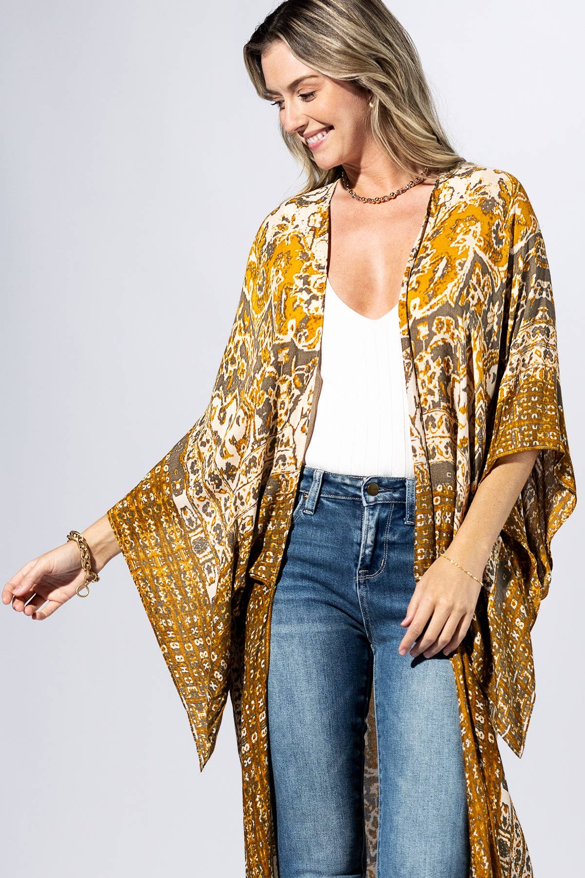Urbanista - Golden Meadow Kimono